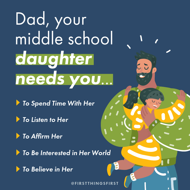 middle school daughter