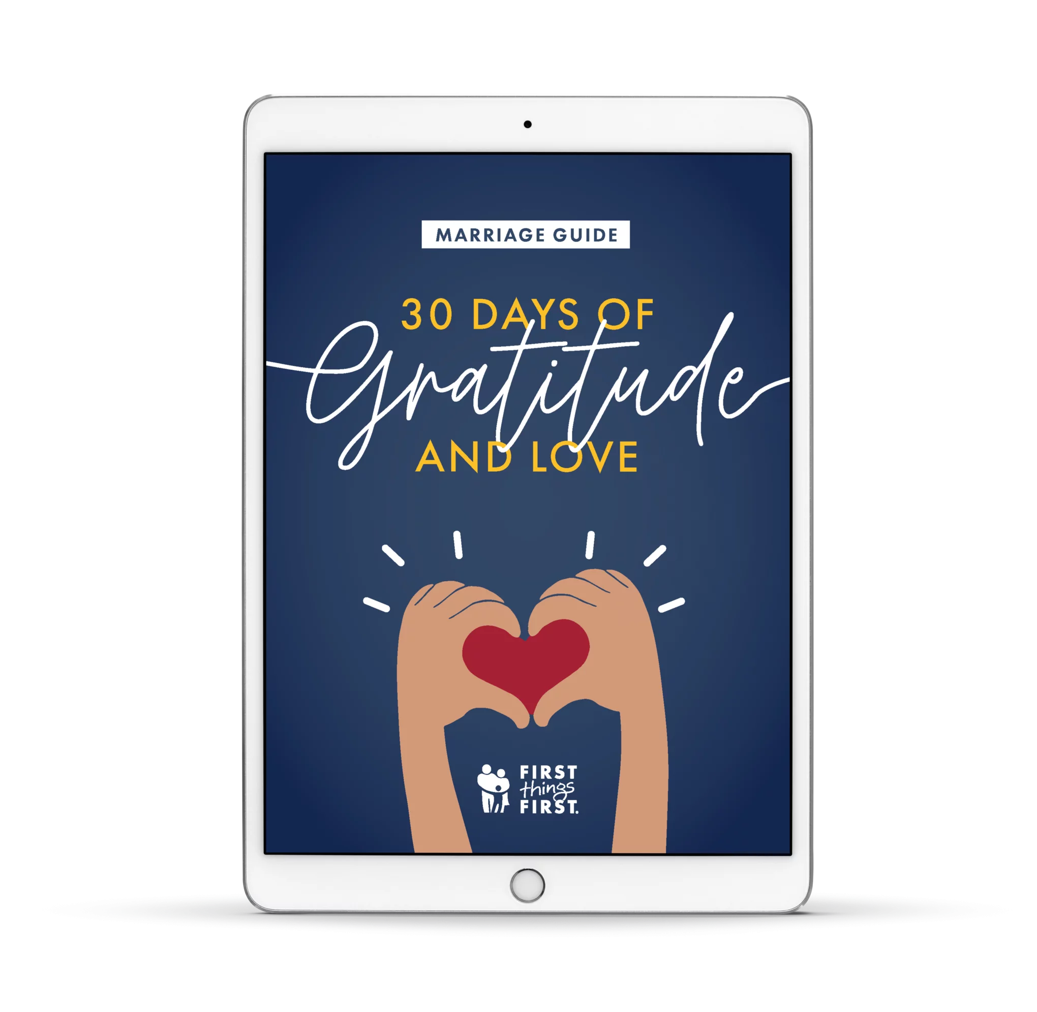 30 days of gratitude in marriage ipad sample