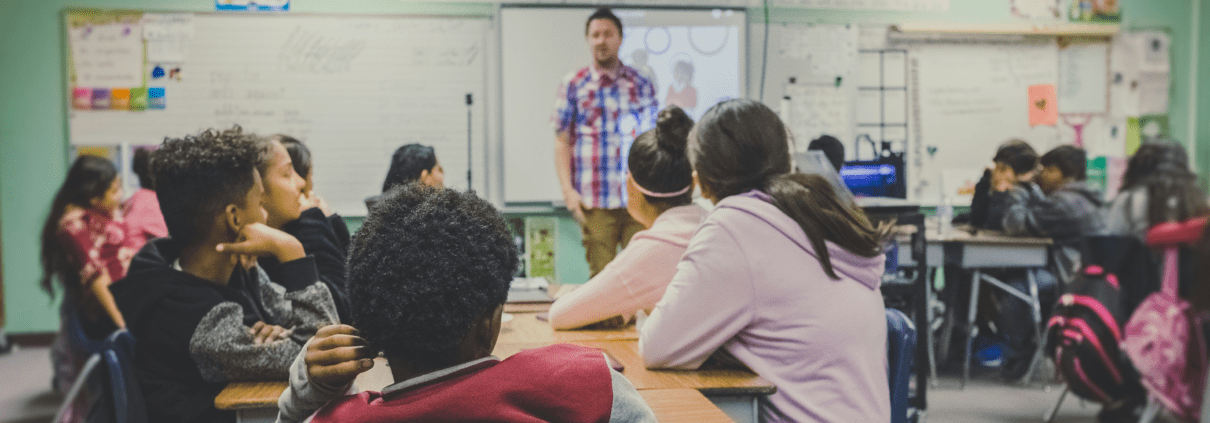 Kids in a classroom