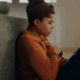 Anxious girl