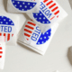 "Voted" stickers