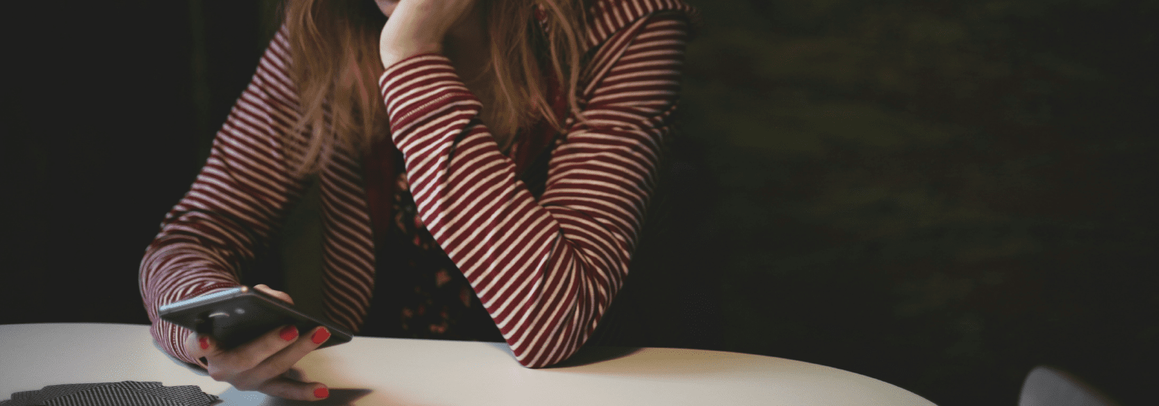 Woman on phone